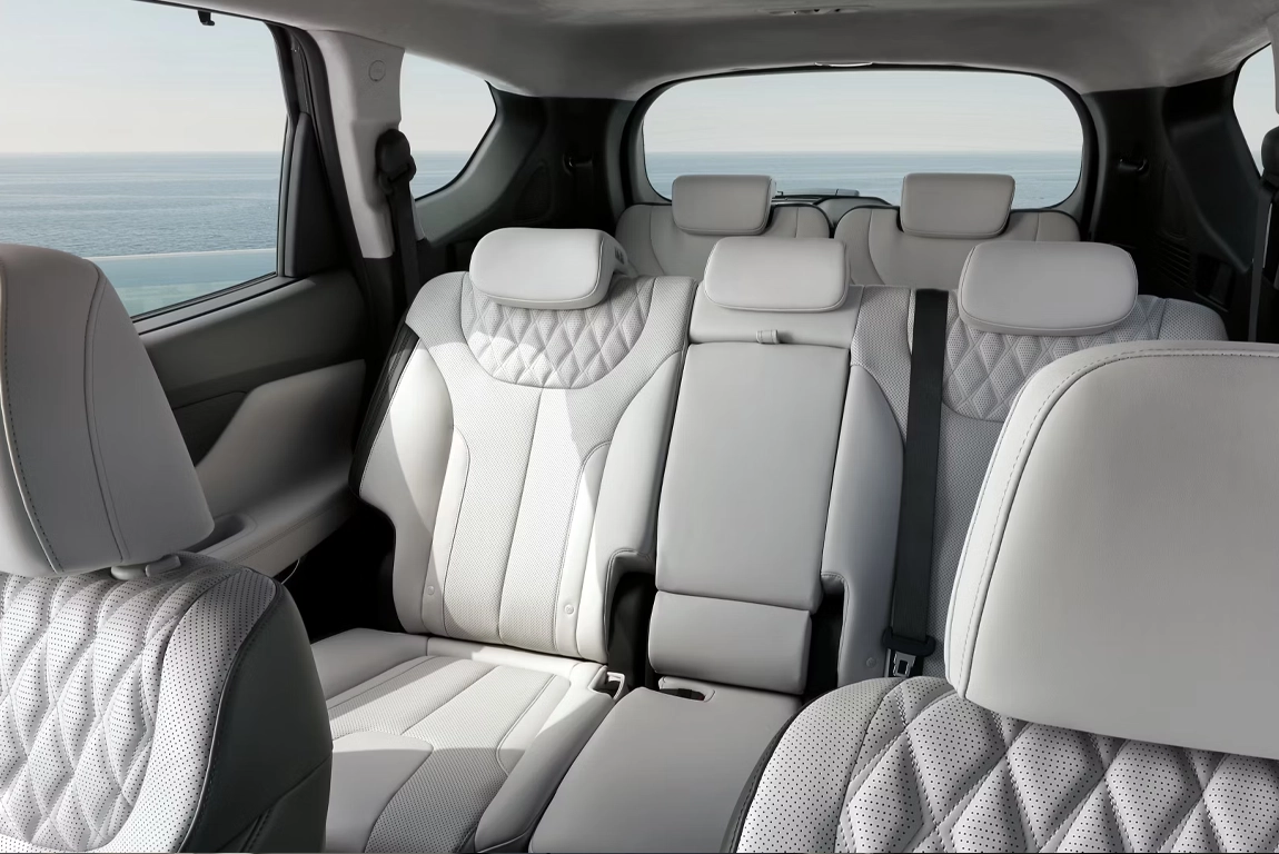 BPM Cars Hyndai Santa Fe Hybrid - Vue interieur arrière