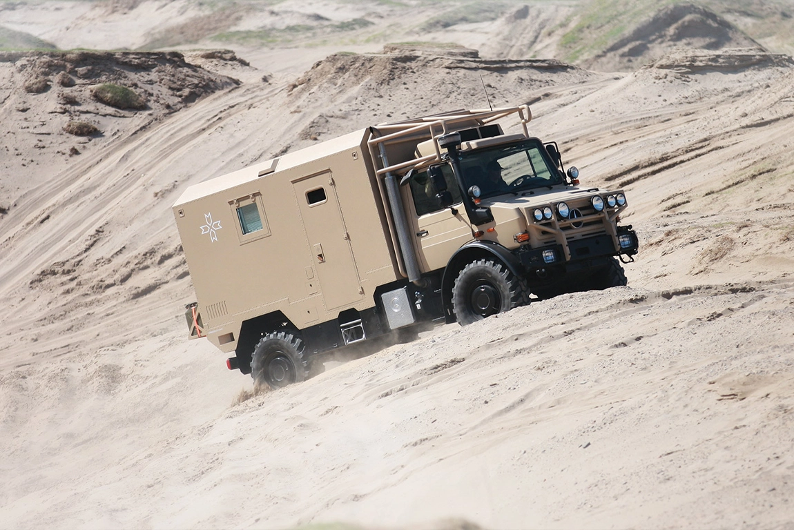 BPM Cars - Unimog - vue desert